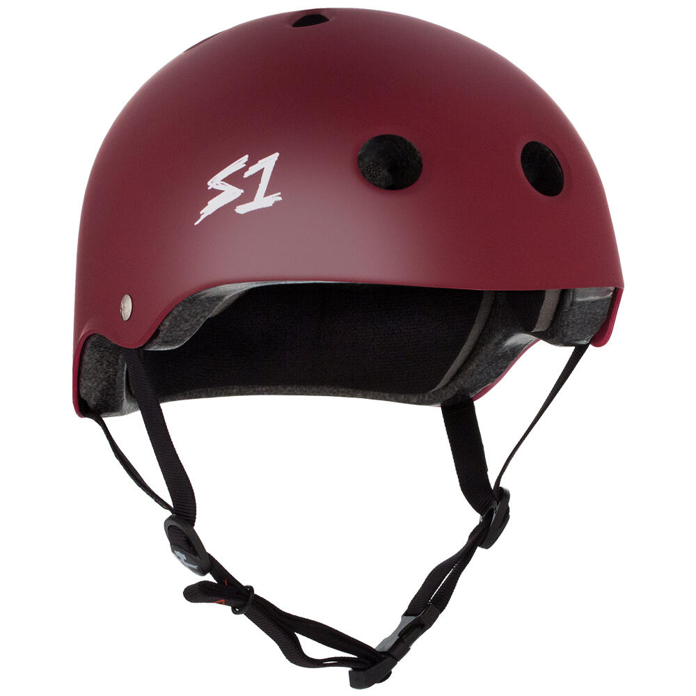 S1 LIFER HELMET - MULTI-IMPACT & HIGH-IMPACT CERTIFIED - MATT MAROON 1/5