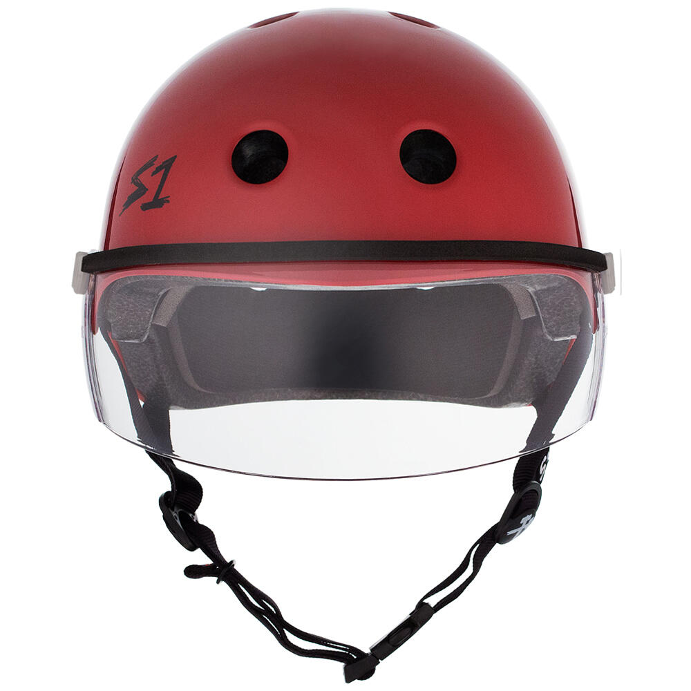 S1 LIFER VISOR HELMET - MULTI-IMPACT & HIGH-IMPACT CERTIFIED – BLOOD RED 2/5