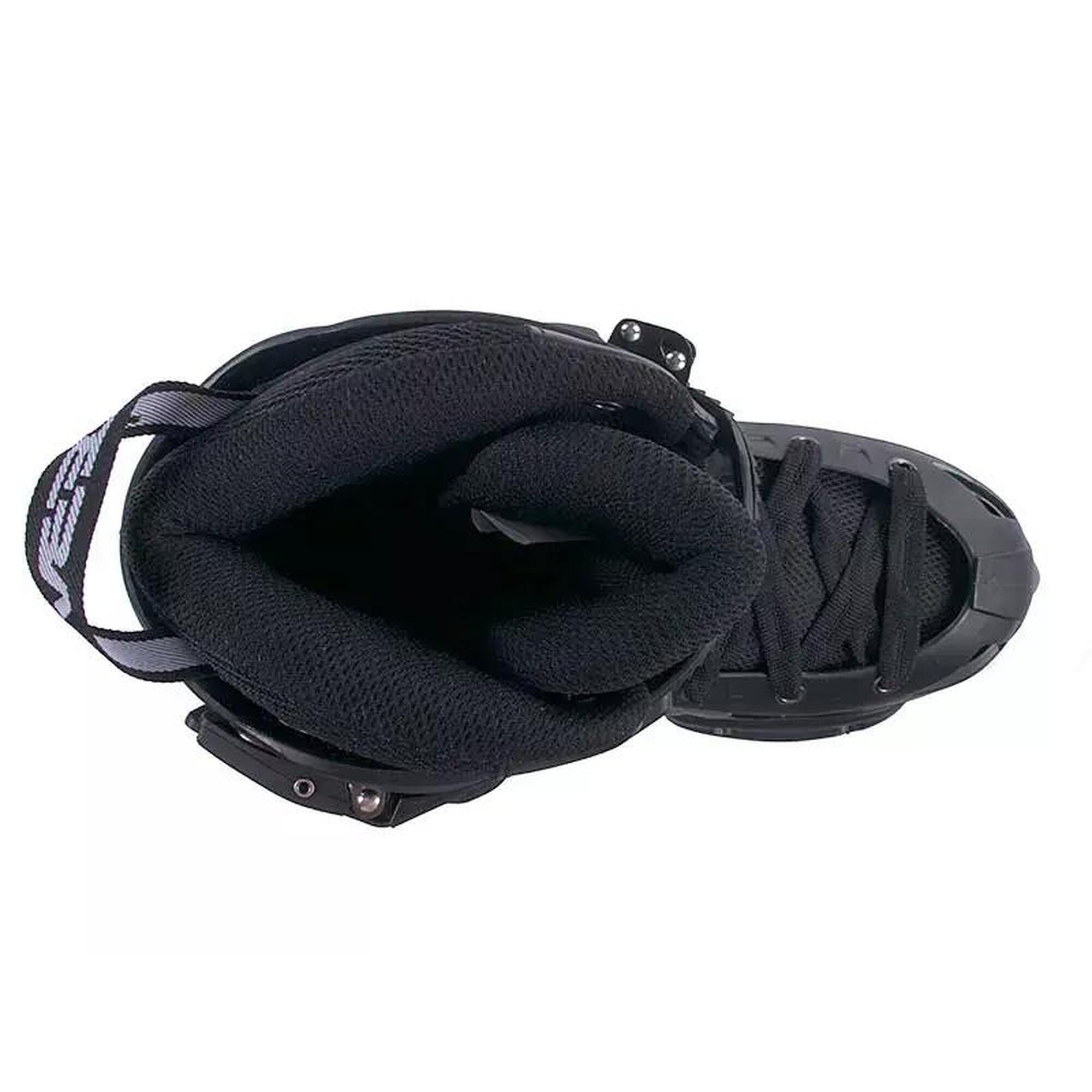 SEBA E3 80 PREMIUM UNISEX INLINE FITNESS, FREESTYLE & FREERIDE SKATES - BLACK