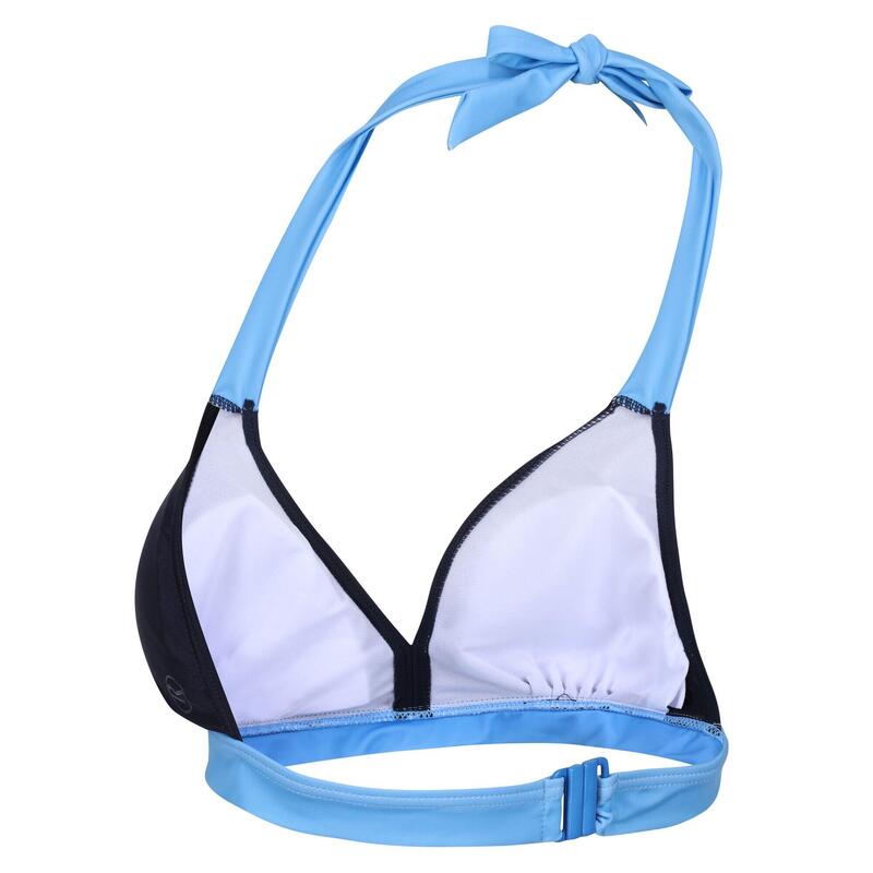 Dames Flavia Contrast Bikinitop (Marine/Elysiumblauw)