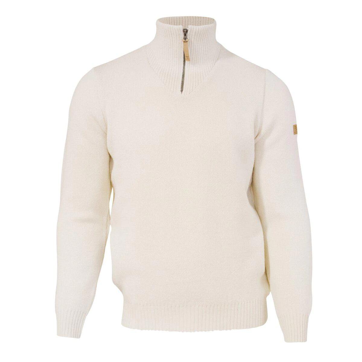 IVANHOEOEFSWEDEN Svetr NLS Elm s půl zipem - 100% čistá nebarvená vlna