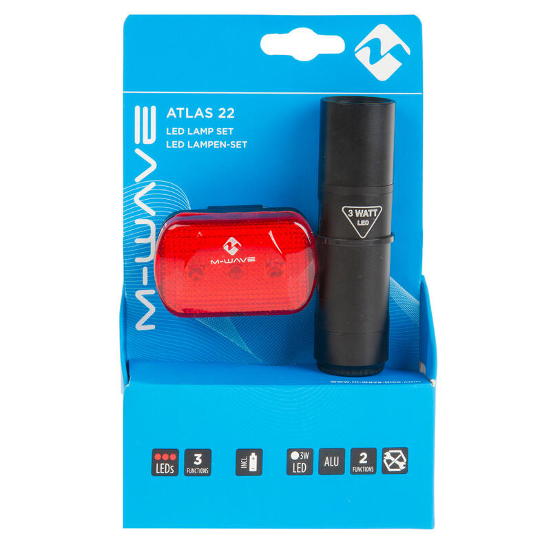 Set Lumini cu Baterii M-WAVE â€žATLAS 22"