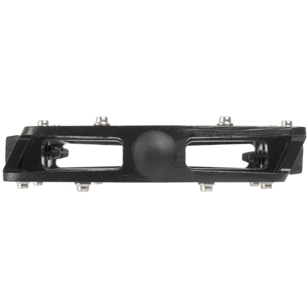 Pédale plate stable 93 x 97 mm en aluminium noir 5/5