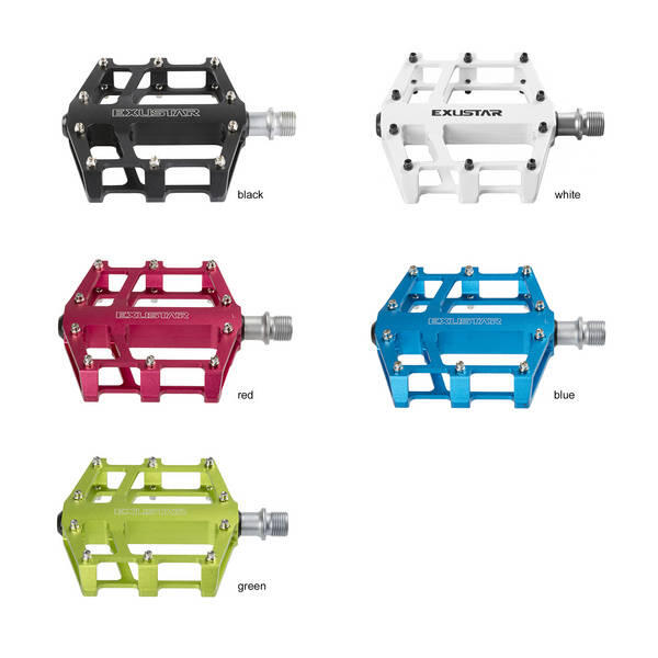 Exustar E-PB525 pédales MTB/BMX vertes 3/3