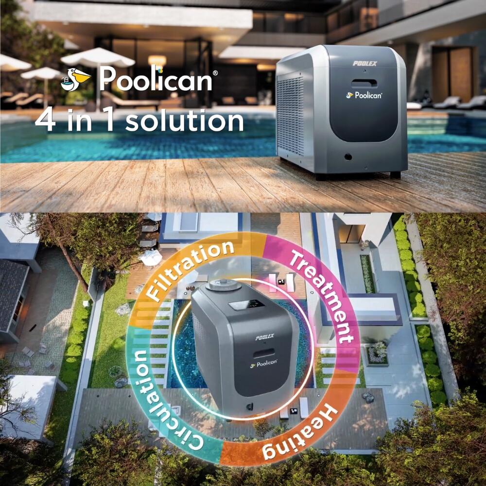Poolex Poolican - Bomba de calor para piscinas de hasta 25 m3 4/5