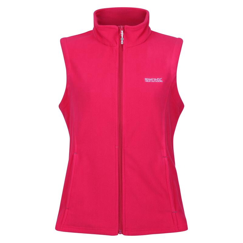 Het Sweetness II sportieve fleecegilet voor dames