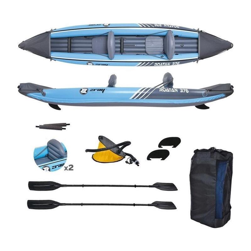 Caiac gonflabil Zray Roatan, inclusiv accesorii