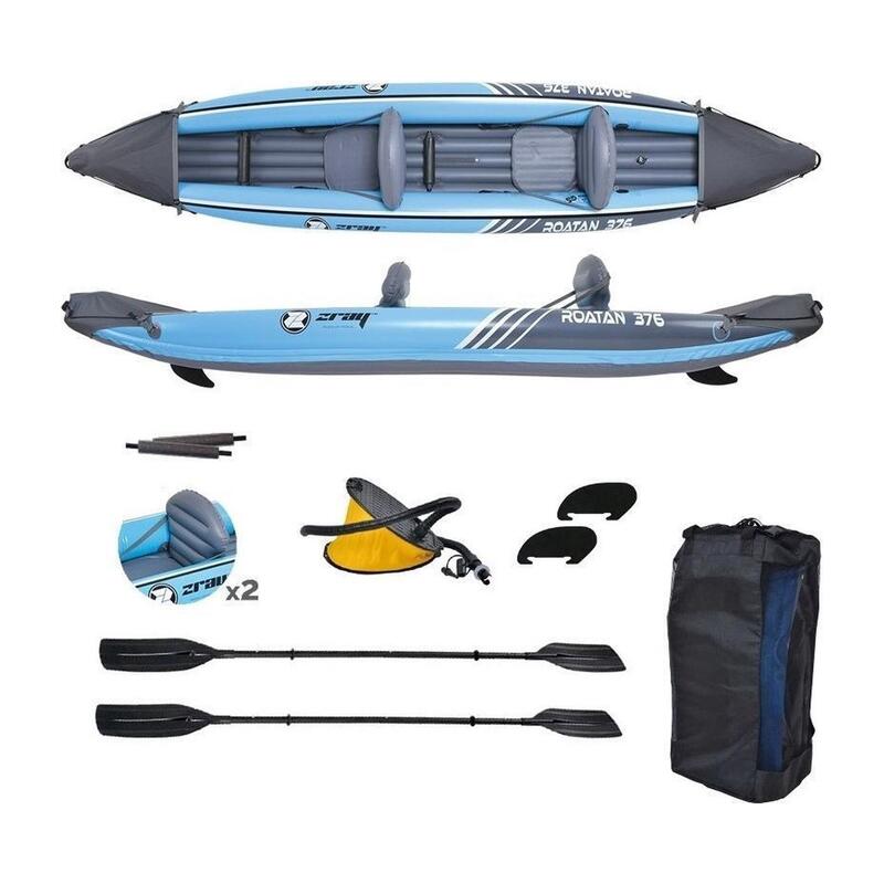 Kayak gonflable Zray Roatan avec accessoires