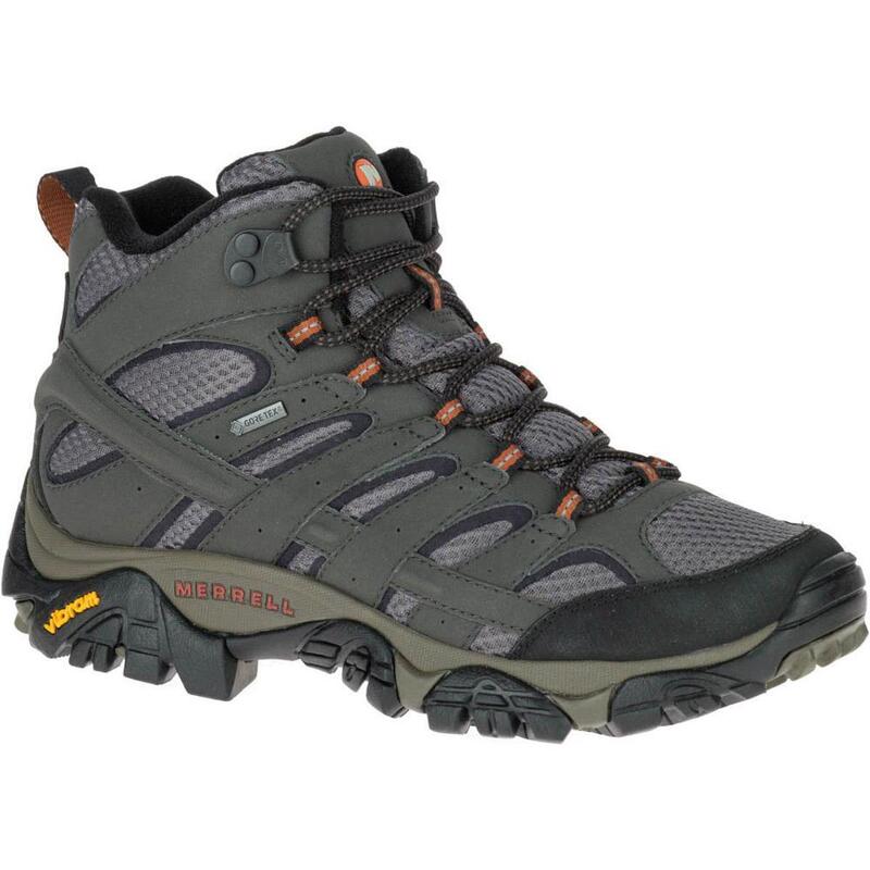 Calzado de trekking Mujer Merrell Moab 2 Mid Goretex Gris