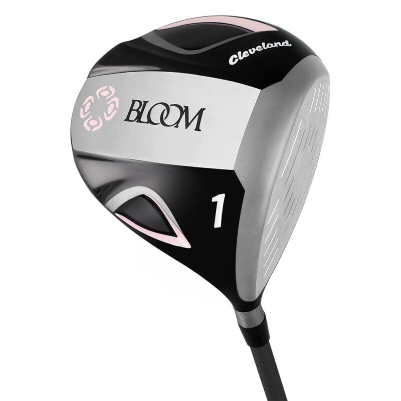 Set di mazze da golf da donna Cleveland Golf Bloom 23 nero e rosa grafite