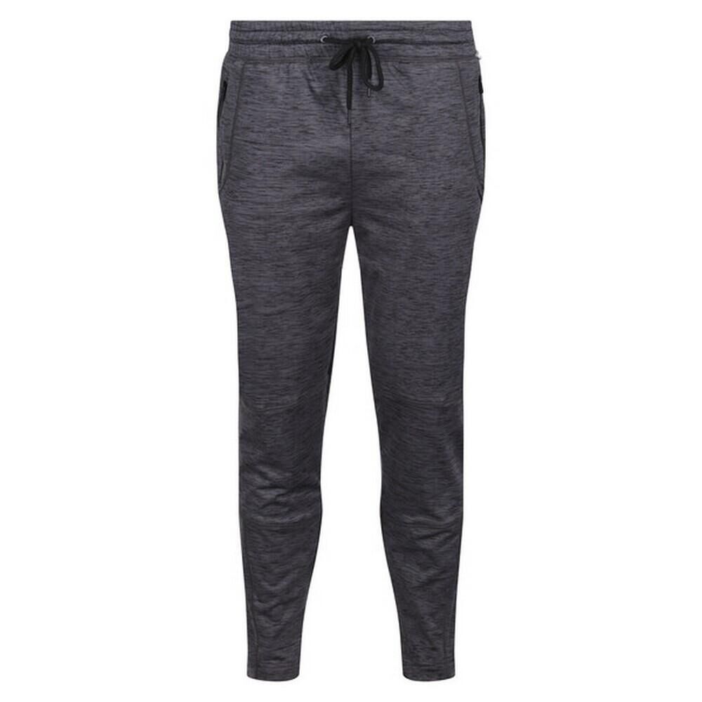 REGATTA Mens Carstol Stretch Marl Jogging Bottoms (Charcoal)