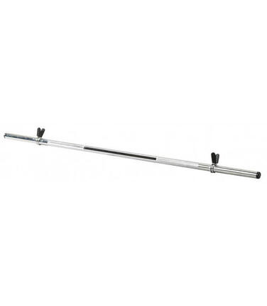 Barre de musculation (130 cm) & stop disque, Acier - Pump, Sveltus