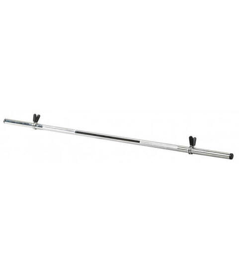 Barre de musculation (130 cm) & stop disque, Acier - Pump, Sveltus