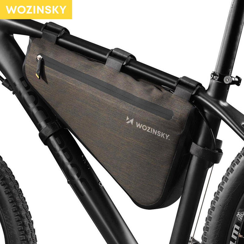 Wozinsky vázra szerelhető kerékpártáska 5L, szürke