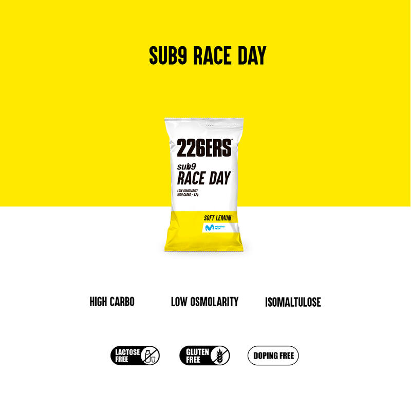 Bevanda energetica 226ERS Sub9 87g Race Day Lemon Monodosis