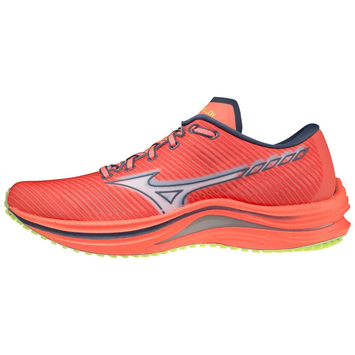 Mizuno Wave Rebellion Damen Laufschuhe Rot MIZUNO Decathlon