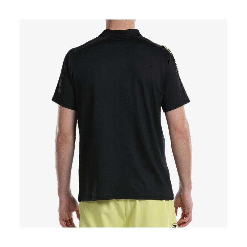 Tricou Polo cu Mânecă Scurtă Bărbați Bullpadel Liceo Negru