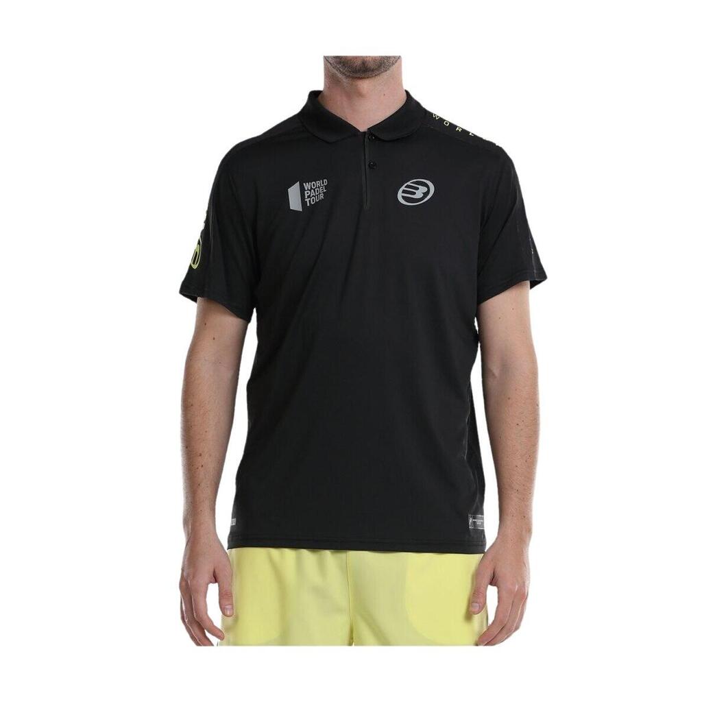 Men’s Short Sleeve Polo Shirt Bullpadel Liceo Black