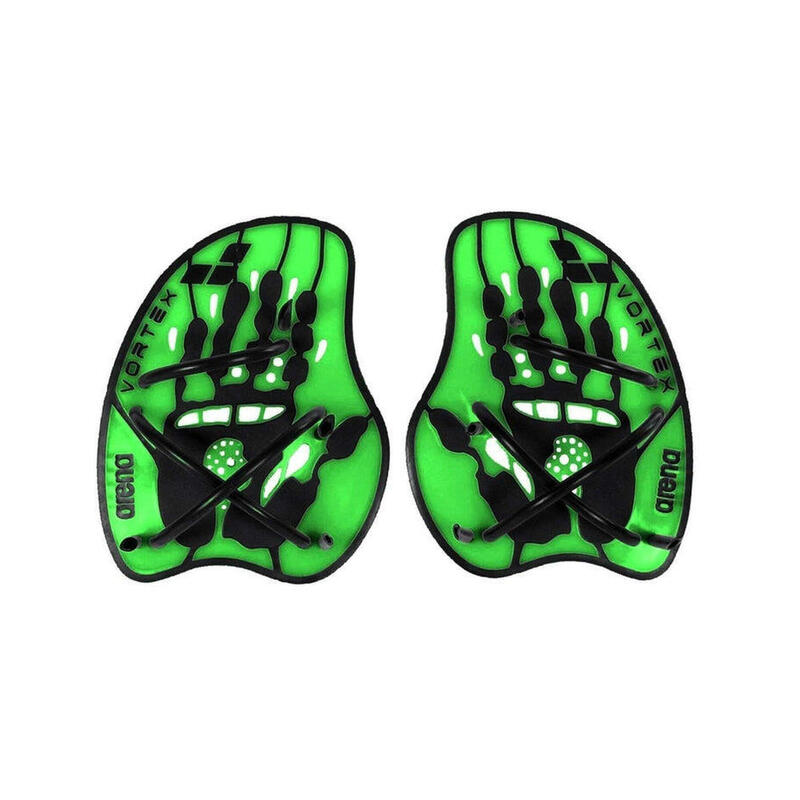 Arena Vortex Evolution Hand Paddle Green