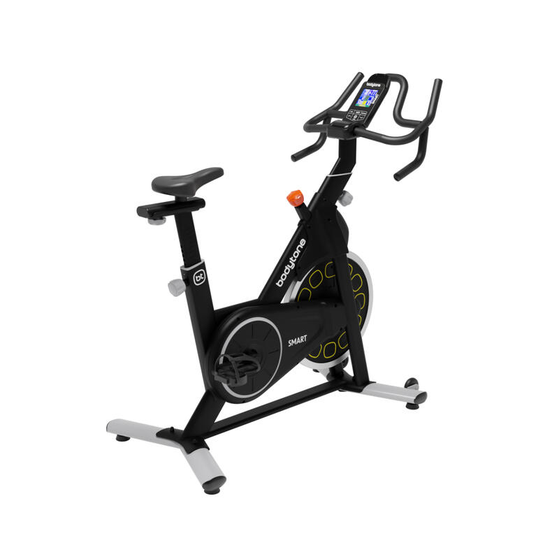 Bicicleta estática indoor Bodytone AB300SM-G inteligente grey rueda inercia 18kg