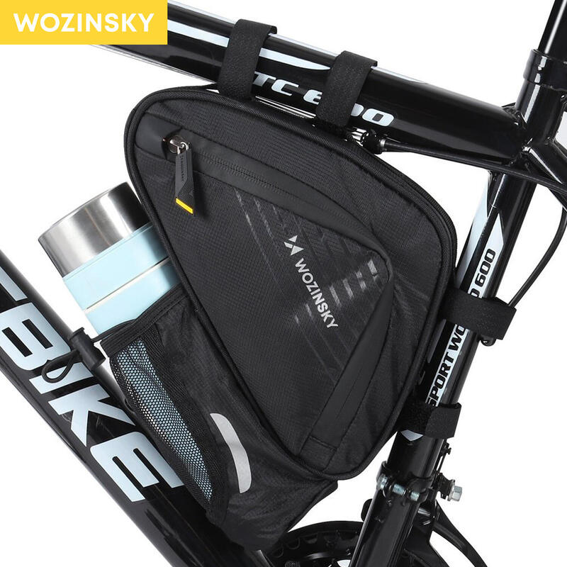 Wozinsky kerékpáros táska 1.5l a váz alatt fekete (WBB23BK)