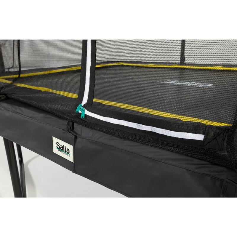 Trampoline - Comfort Edition - 366x244 cm - Rectangulaire Vert