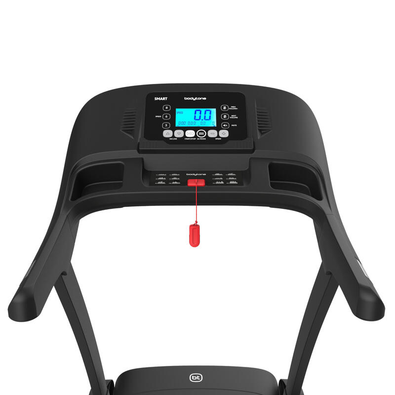 Cinta de correr plegable Bodytone AR500SM-G inteligente gris 18km/h