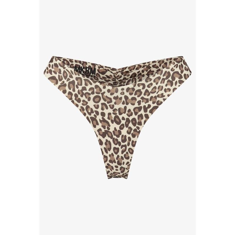 Bas de Bikini String - Motif Léopard - Bas de Bikini femme