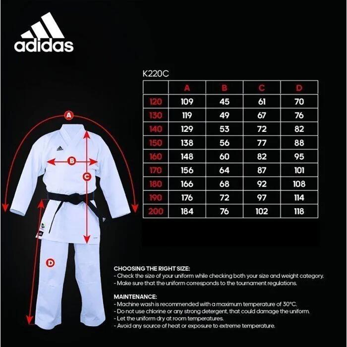 Adidas WKF Club Karate Uniform - Adults 5/5
