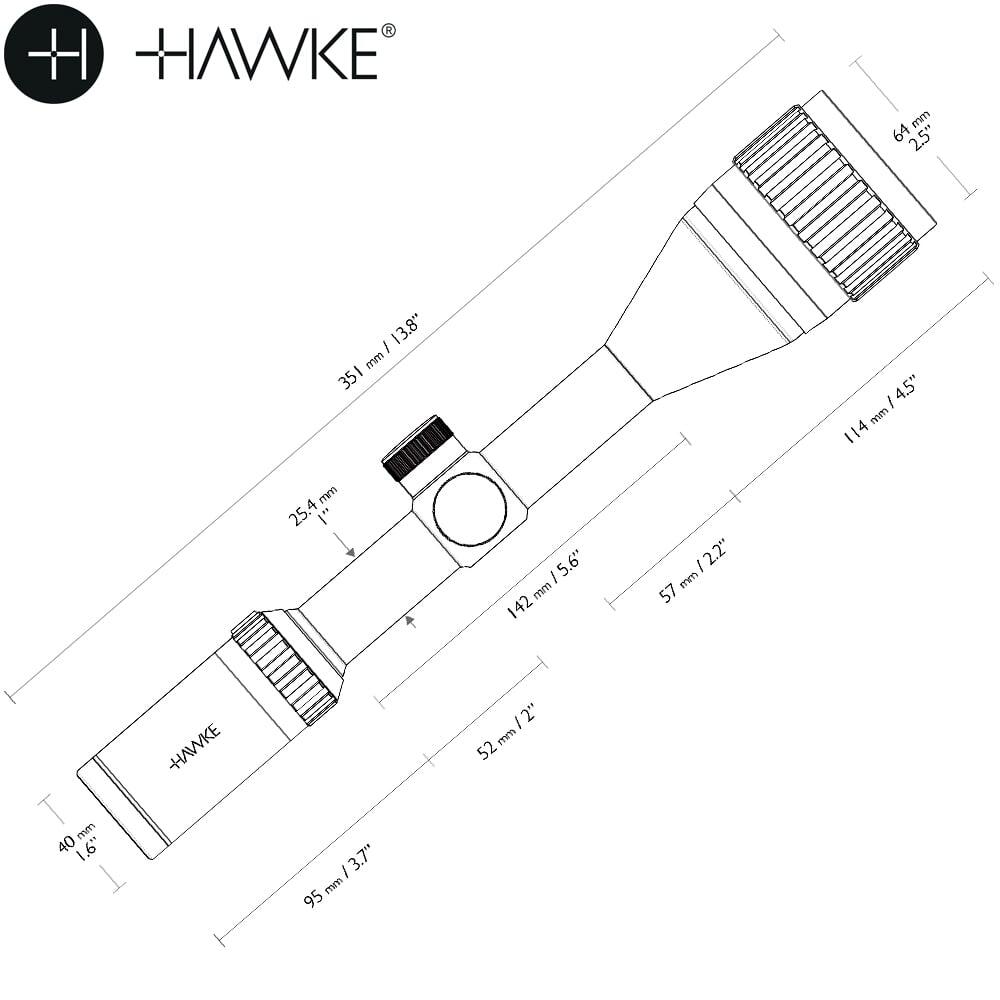 Lunette De Tir Hawke Vantage 3-9X50 AO 3/6