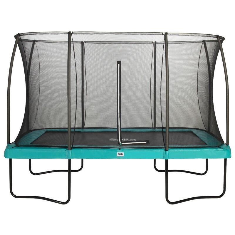 Trampolin - Comfort Edition - 366 x 244 cm - Rechteckig Schwarz