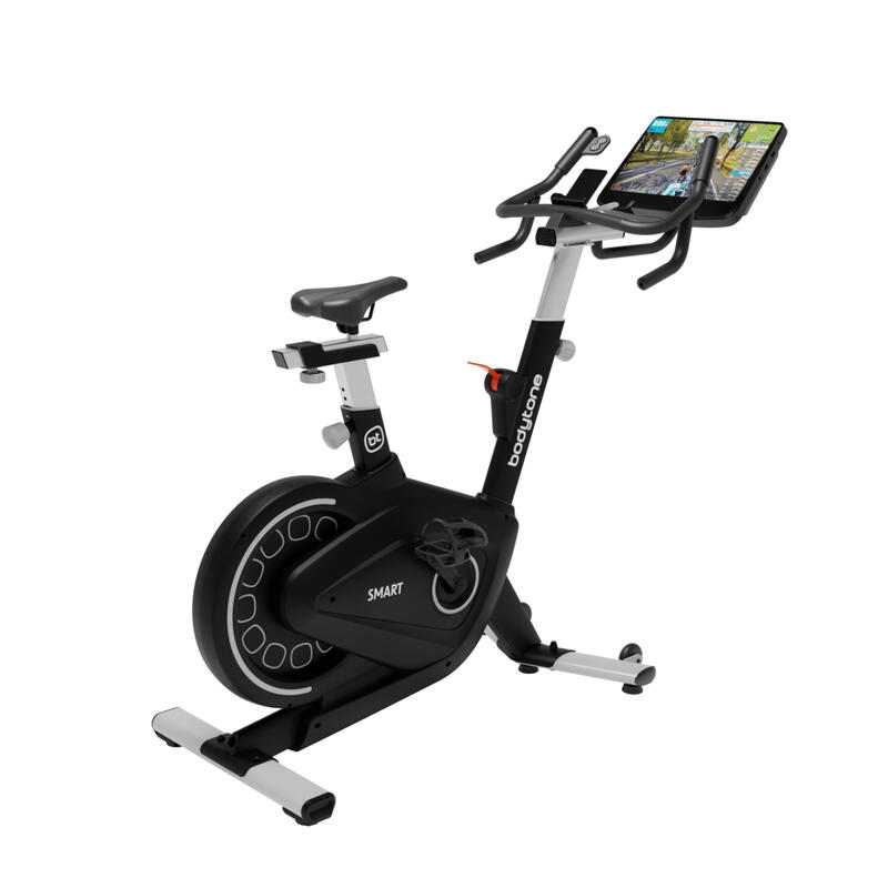 Bicicleta estática indoor Bodytone AB400SMS-G pantalla inteligente 22kg