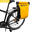Wozinsky vízálló hátizsák kerékpár csomagtartó táska 2 az 1-ben 23l sárga