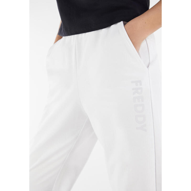 Pantaloni sportivi comfort fondo con elastico interno