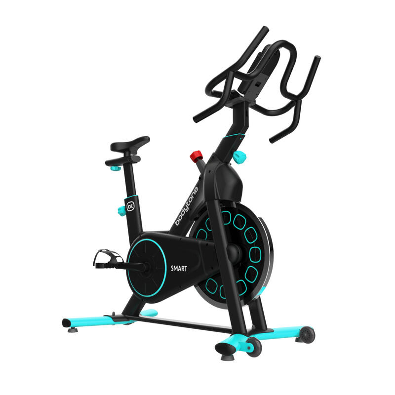 Indoor bike intelligente Bodytone AB300SM-B a volano rosso 18 kg