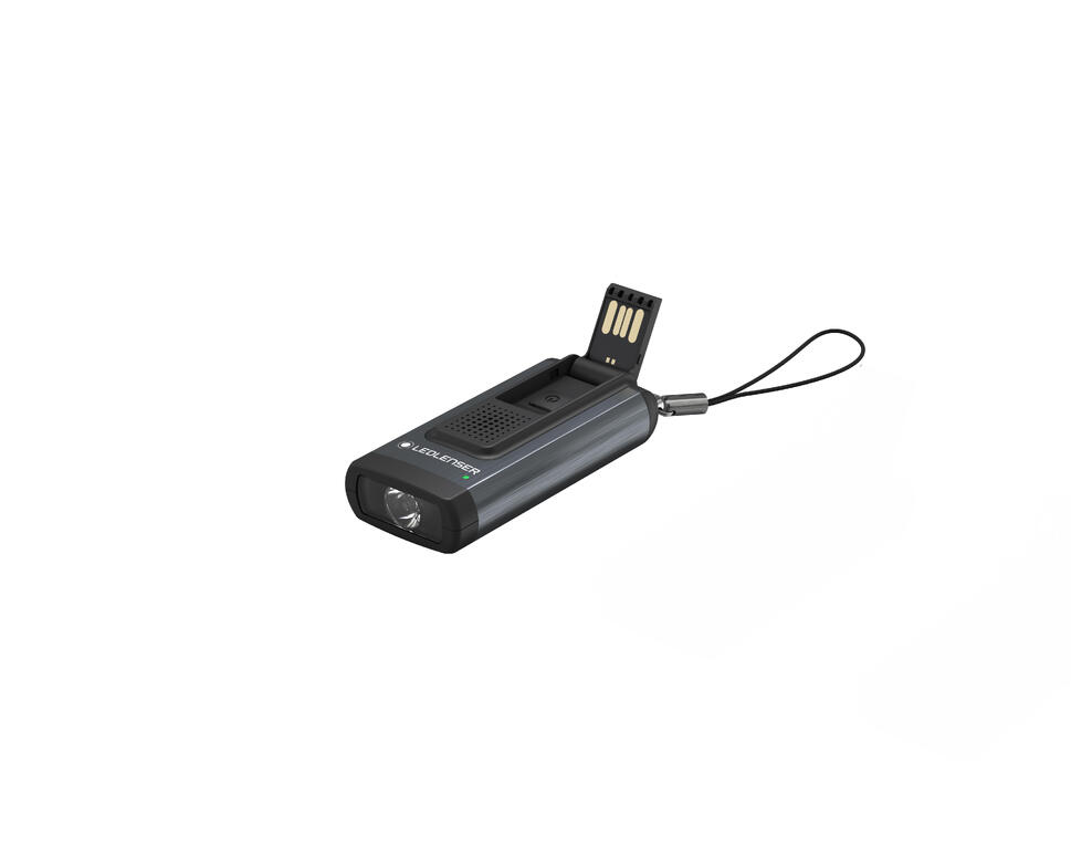 LEDLENSER K6R Safety latarka brelok 400lm alarm