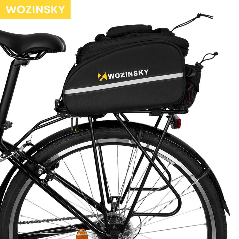 Torba rowerowa na bagażnik Wozinsky  wodoodporna 35 L czarny