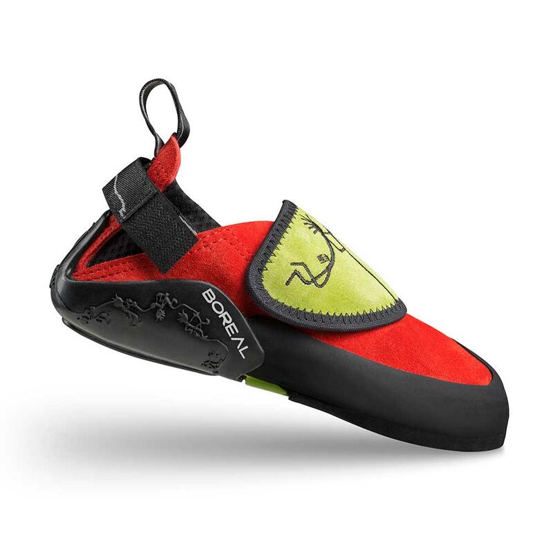 Chaussons d'escalade enfant NINJA JR RED BOREAL