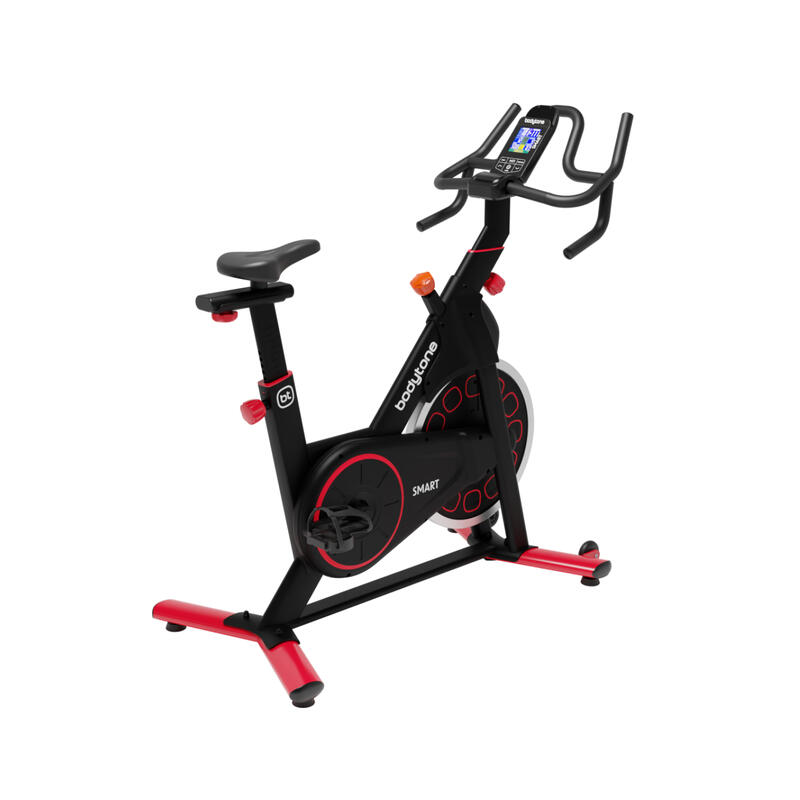 Bicicleta indoor Bodytone AB300SM-R inteligente rojo rueda inercia 18kg