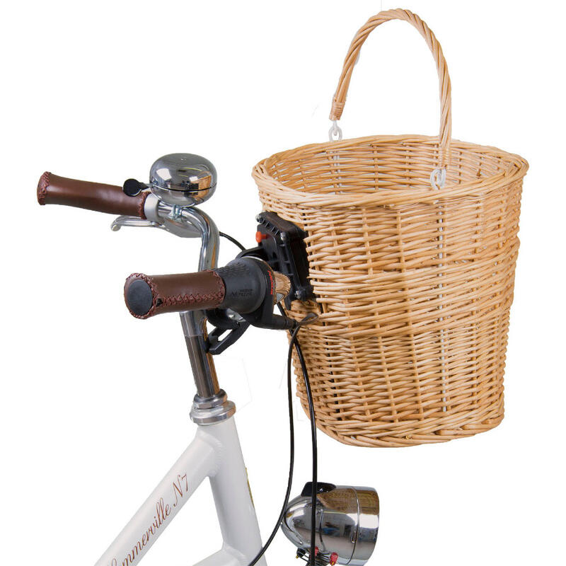 Panier de vélo en osier m-onde Eco - amovible