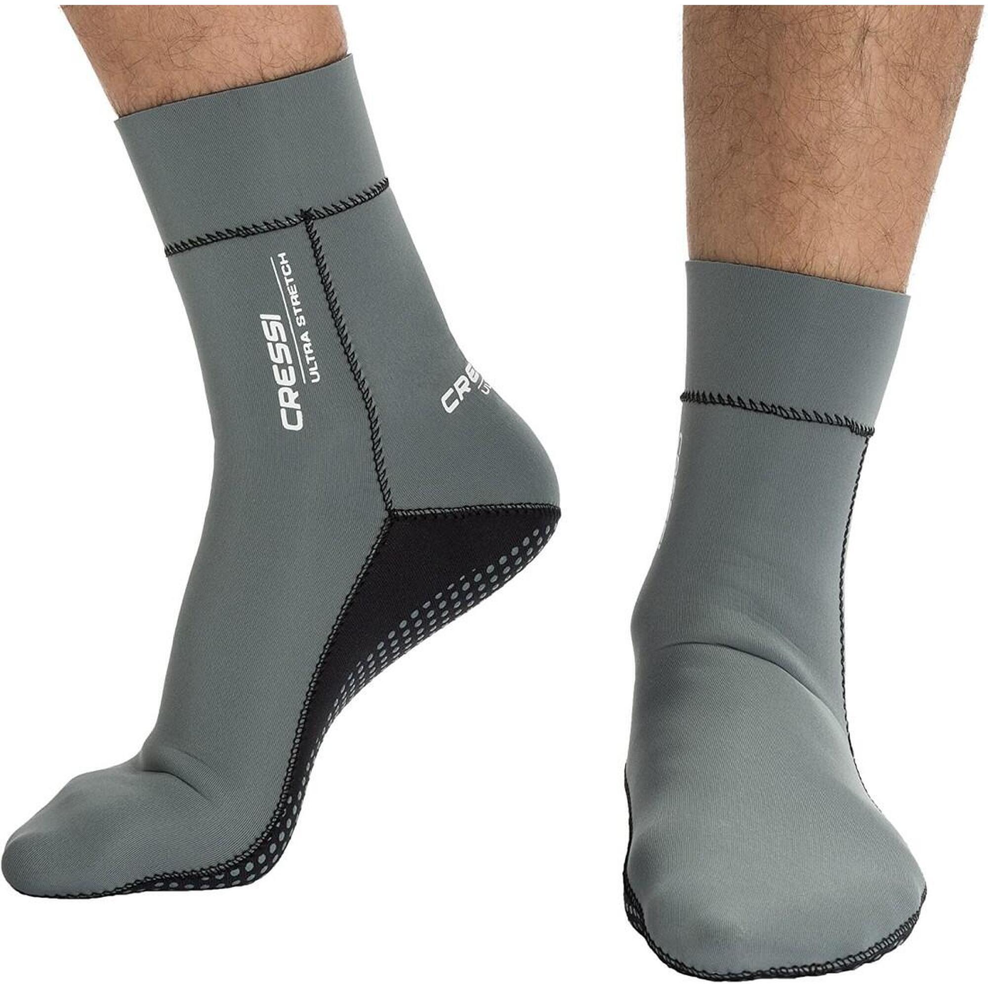 ULTRA STRETCH SCUBA DIVING NEOPRENE SOCKS GREY