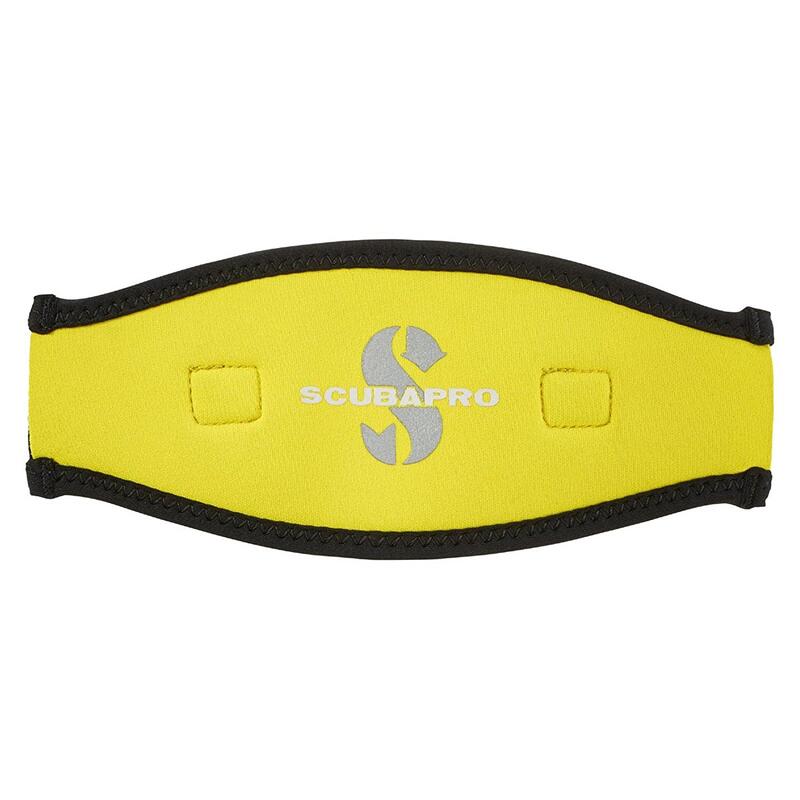 中性氯丁橡膠潛水面鏡帶2.5MM - 黃色