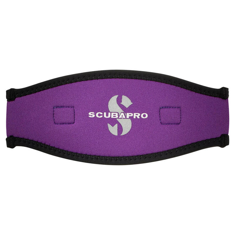 中性氯丁橡膠潛水面鏡帶2.5MM - 紫色
