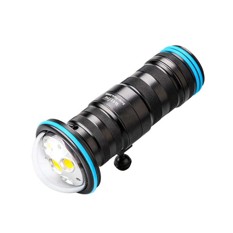 WF075 25000 Lumen Snorkeling Gear Solar Flare/light - Black