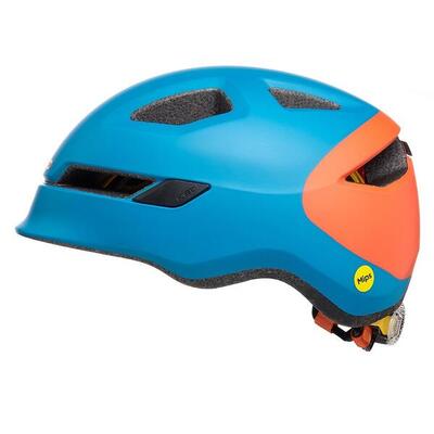 Kinder- Fahrradhelm POP 2.0 MIPS, petrol-orange