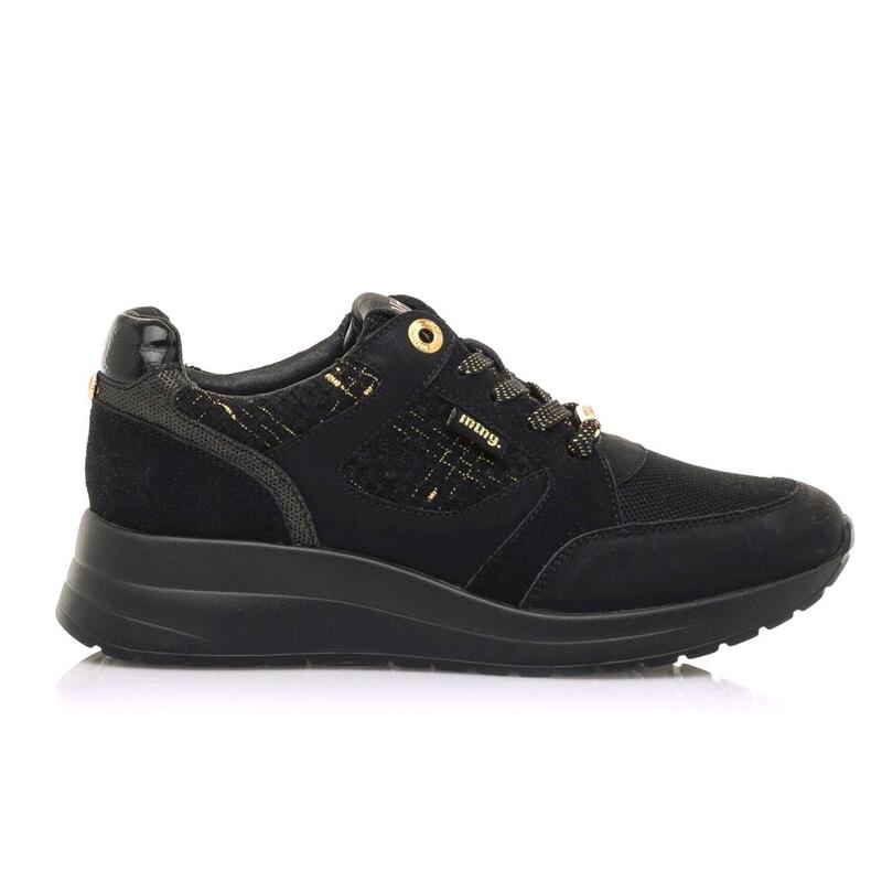 Zapatillas de caminar para mujer mtng lana-s en color negro