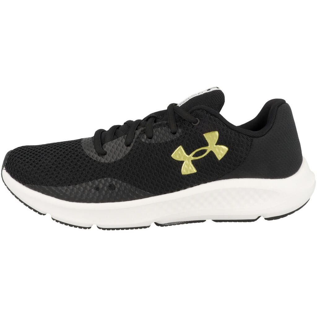 Men's Under Armour Charged Pursuit 3 Running Shoes Black/Gold