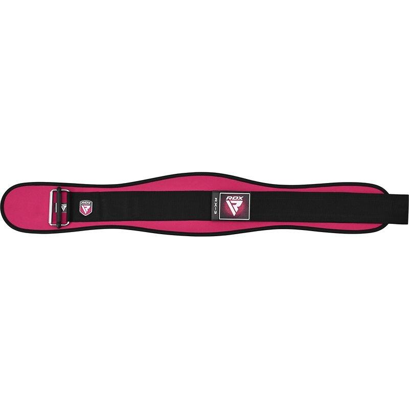 X3 Weightlifting Neoprene Gym Belt - Rose - pour femmes