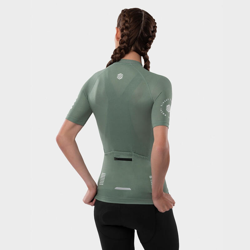 Damen Radsport ultraleichtes radtrikot für M3 Altitude SIROKO Olivgrün