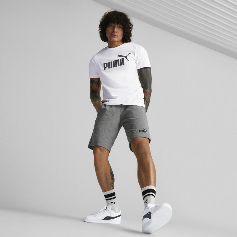 Essentials Jersey-Shorts Herren PUMA Medium Gray Heather